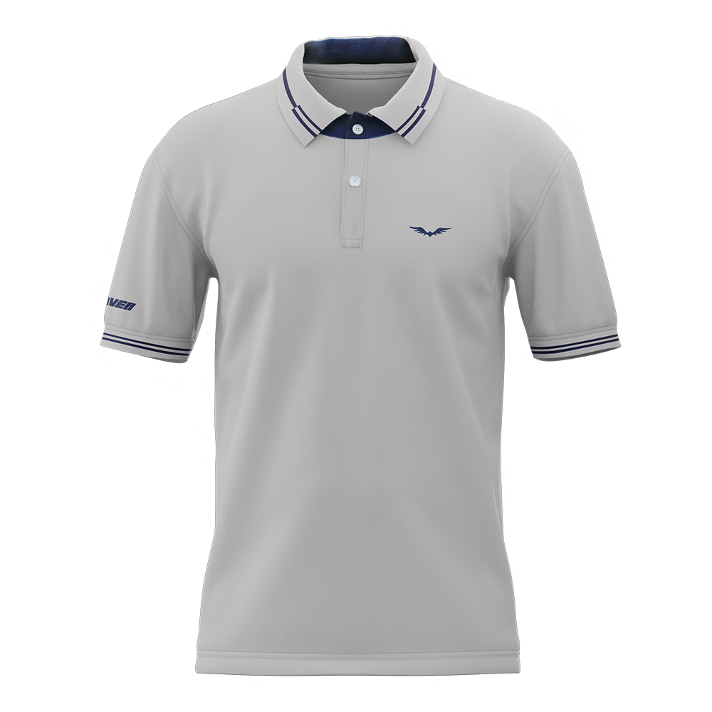 Camiseta Polo Gris - Licra Algodón