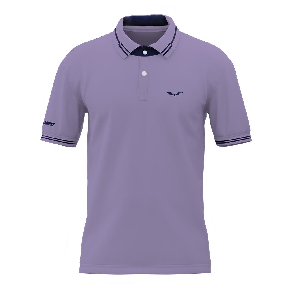 Camiseta Polo Purpura - Licra Algodón
